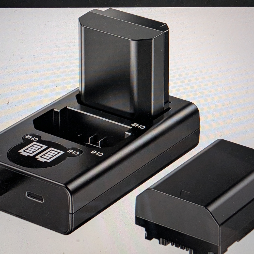Enegon Replacement Battery 2 Pack-Rapid Dual USB Charger Set New